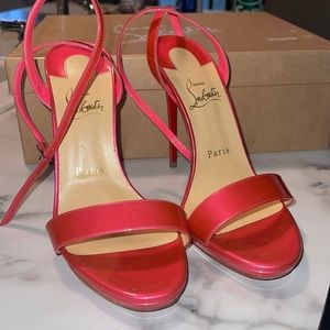 Christian Louboutin Pink heels size 37 1/2